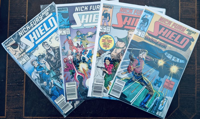 Nick Fury: Agent of Shield 4 Book Lot. VF+