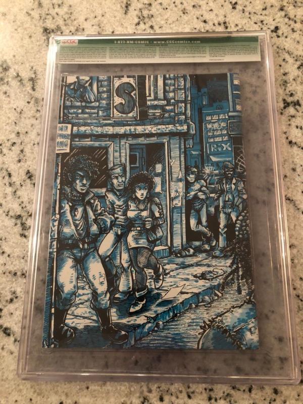 Teenage Mutant Ninja Turtles # 3 CGC 9.2 Signed & Sketched Eastman & Laird RM2