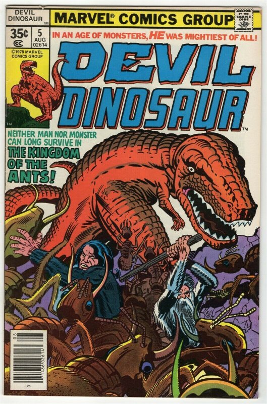 Devil Dinosaur #5 ORIGINAL Vintage 1978 Marvel Comics Jack Kirby 