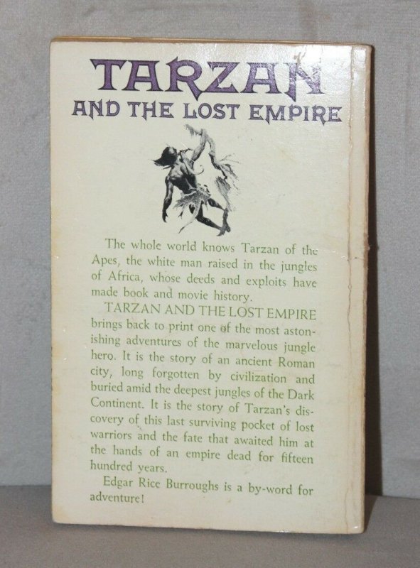 Vtg Paperback ~ Tarzan & The Lost Empire by Edgar Rice Burroughs 1963