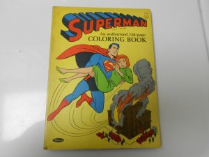 1964 SUPERMAN Coloring Book #1157 Whitman UNUSED Tan Pages FN+