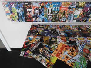 Huge Lot of 180+ Comics W/ Wonder Woman, Wolverine, Superman Avg. VF- Condition!