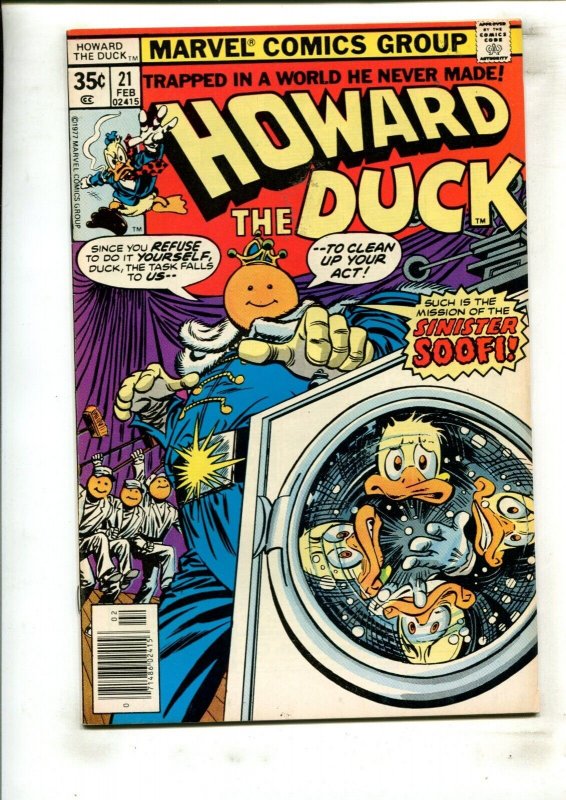 HOWARD THE DUCK #21 (8.0) NEWSSTAND!! 1978