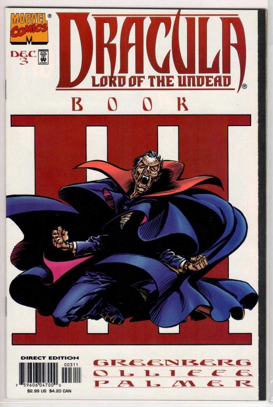 Dracula: Lord of the Undead #3 (1998) 9.8 NM/MT