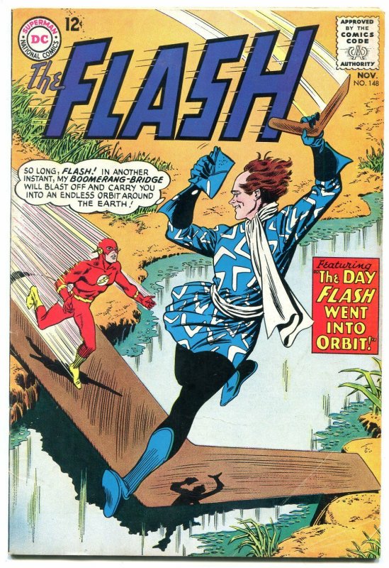 Flash Comics #148 1964- CAPTAIN BOOMERANG- FN+