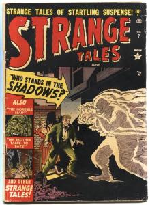 STRANGE TALES #7-1952-ATLAS-PRE-CODE HORROR-SIGNED BY JOE SINNOTT