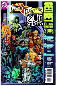 TEEN TITANS/OUTSIDERS SECRET FILES 2003 (Dec 2003) 9.0 VF/NM 68 pgs 16 Profiles!