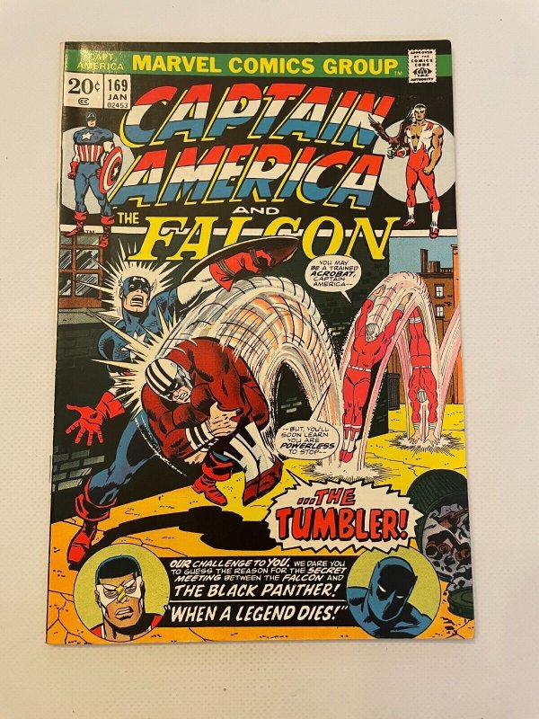 Captain America # 169 NM Marvel Comic Book Avengers Falcon 9 LI2