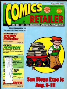 Comics Retailer 1989-info on selling comic books-FN