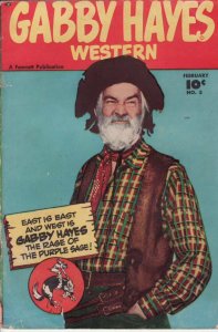 GABBY HAYES WESTERN #3 1949 FAWCETT EGYPTIAN COLLECTION VG