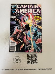 Captain America Annual # 8 FN Marvel Comic Book Wolverine Avengers X-Men 3 J221