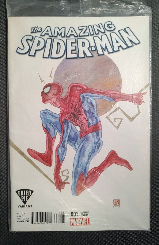 The Amazing Spider-Man #1 Fried Pie Cover (2015)