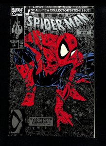 Spider-Man #1 Silver Variant Torment! Todd McFarlane! Silver and Black!