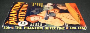 Phantom Detective Vol. XVI #1 Pulp - Specter of Death (FINE) August, 1936