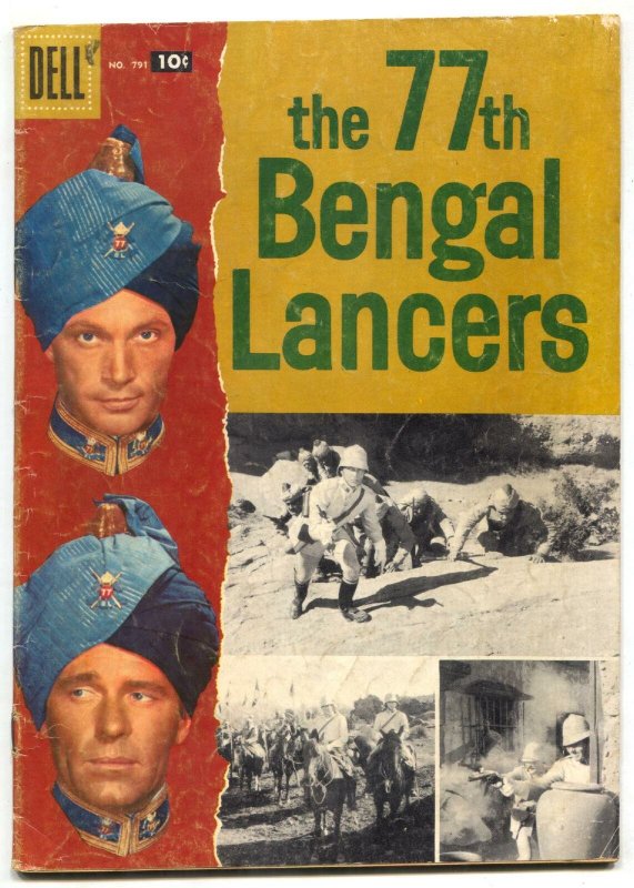 77th Bengal Lancers-Four Color Comics #791 1957 VG