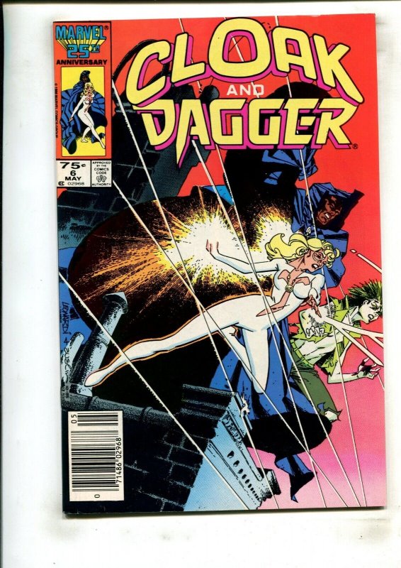 CLOAK AND DAGGER #6 (8.5) NEWSSTAND!! 1986