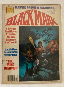 Marvel Preview #17 Black Mark 4.0 VG (1979) Magazine 