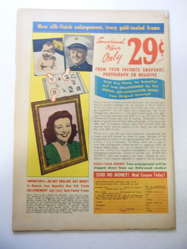 Two-Fisted Tales #24 (1951) VG+ Condition 1/2 spine split