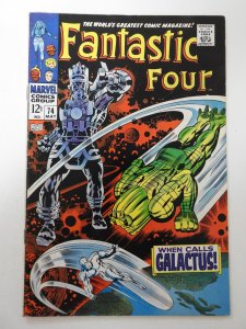 Fantastic Four #74 (1968) VG+ Condition moisture stain bc