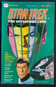 STAR TREK THE ENTERPRISE LOGS GOLDEN PRESS VOL. 2 FN 1976 REP. #9-17