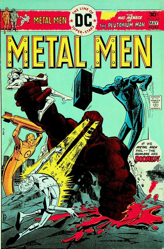 Metal Men #45 (Apr - May 1976, DC) - Very Good/Fine 