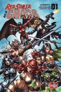 RED SONJA AGE OF CHAOS (2019 DYNAMITE) #1 VARIANT CVR B QUAH