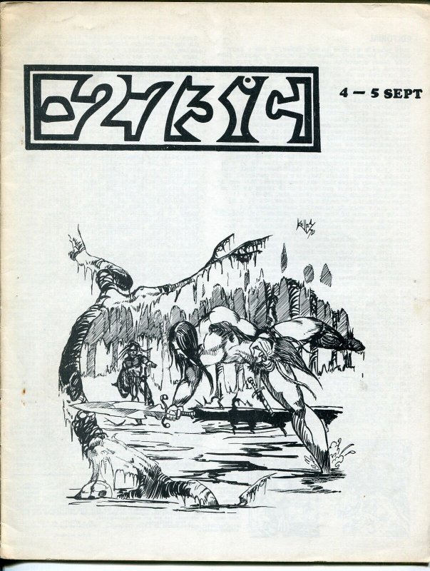 -273º C  #4 1971-Zero Pubs-fanzine reviews-Sub-mariner-double issue-VG/FN
