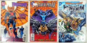 Hawkman Lot of 3 #6, 28, Savage 14 (1994) DC Comics 1st Print Comic Books