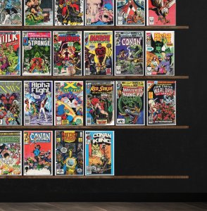 Huge Lot 150+ Comics with Conan The Barbarian, Alpha Flight & More!