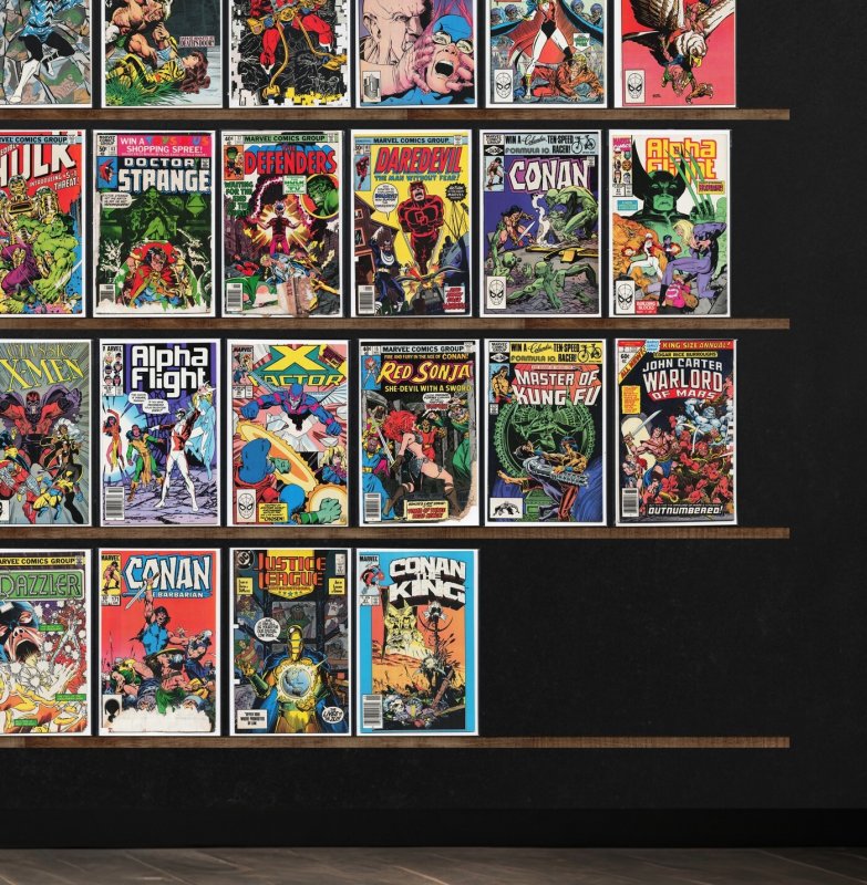 Huge Lot 150+ Comics with Conan The Barbarian, Alpha Flight & More!