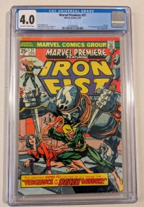 Marvel Premiere #21 1975 CGC 4.0 1st Appearance Of Misty Knight Key Issue