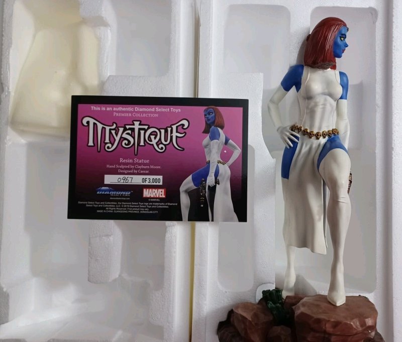 Marvel Premiere Collection Mystique 12 Resin Statue -MIP- 967/3000 Diamond- NEW