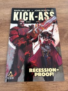 Kick-Ass # 4 NM- 1st Print Marvel Icon Comic Book Mark Millar Romita  3 J369