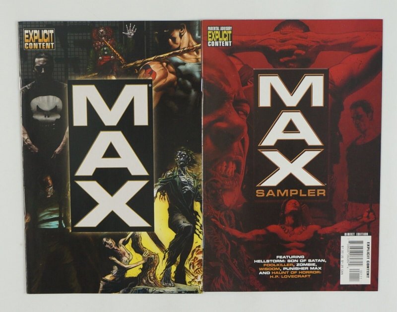 Marvel MAX Sampler #1-2 VF/NM full set Punisher Hellstorm Foolkiller ; Marvel