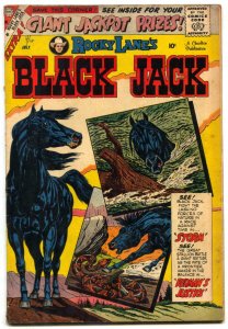 Rocky Lane's Black Jack #28 1959- Ditko art- Western VG