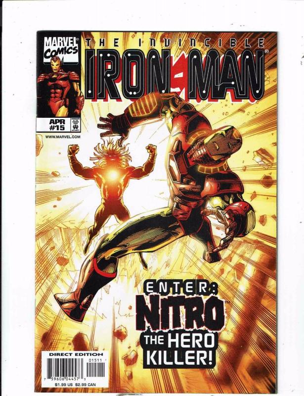 Lot of 6 The Invincible Iron Man Marvel Comic Books #12 13 14 15 16 17 AH6