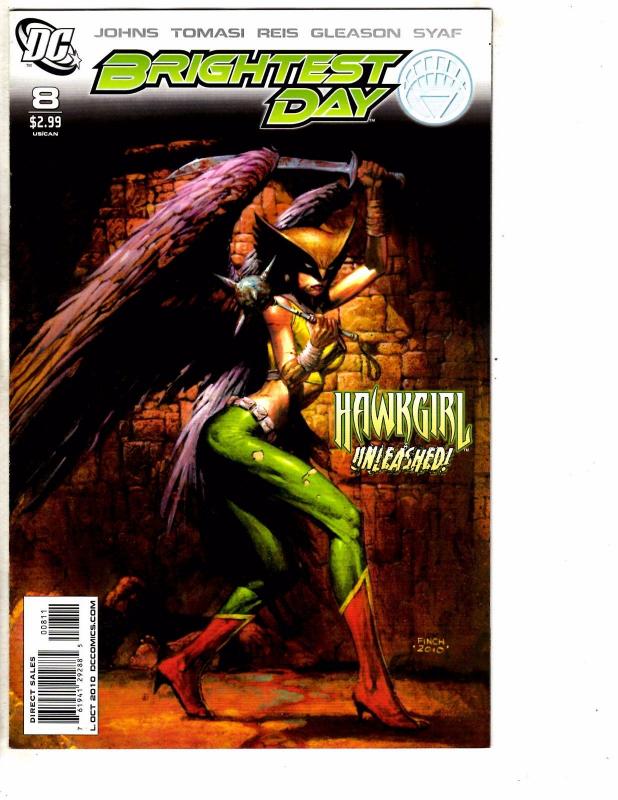 Lot Of 6 Brightest Day DC Comic Books # 6 7 8 9 10 11 Flash Batman Atom J220