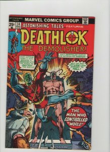 Astonishing Tales #34 - Deathlok App - 1975 (Grade 6.5) WH