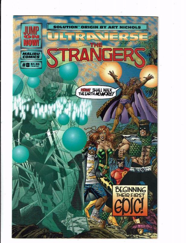 Lot Of 4 Ultraverse Malibu Comics 1 Solitaire 2 7 8 The Strangers Jb1 Hipcomic