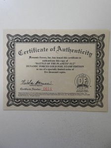 Battle of the Planets 1/2 Dynamic Forces W/ Cert NM- Condition!