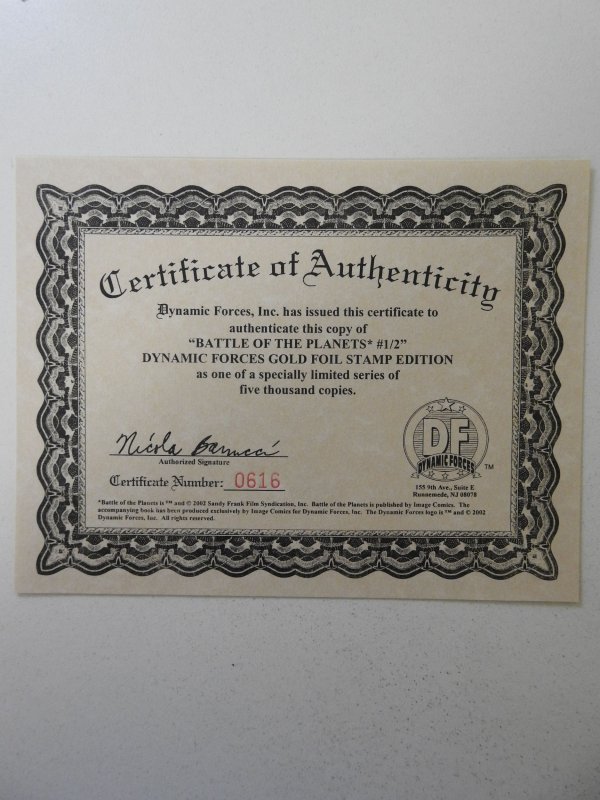 Battle of the Planets 1/2 Dynamic Forces W/ Cert NM- Condition!