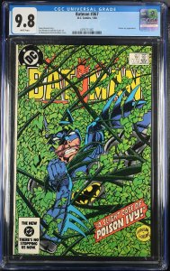 BATMAN #367 CGC 9.8 -POISON IVY ISSUE-comic book DC 4393771001