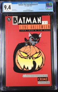 BATMAN THE LONG HALLOWEEN #1 CGC 9.4 CATWOMAN WHITE PAGES