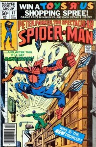 Spectacular Spider-Man, The #47 (Newsstand) FN ; Marvel | Prowler Roger Stern