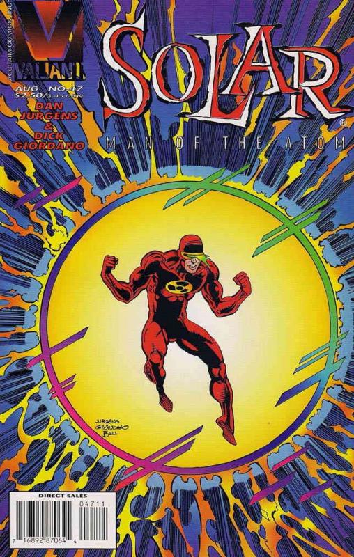 Solar, Man of the Atom #47 VF ; Valiant | Dan Jurgens