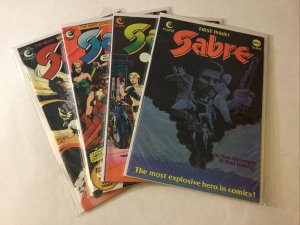 Sabre 1 2 3 4 Nm Nesr Mint Eclipse Comics 