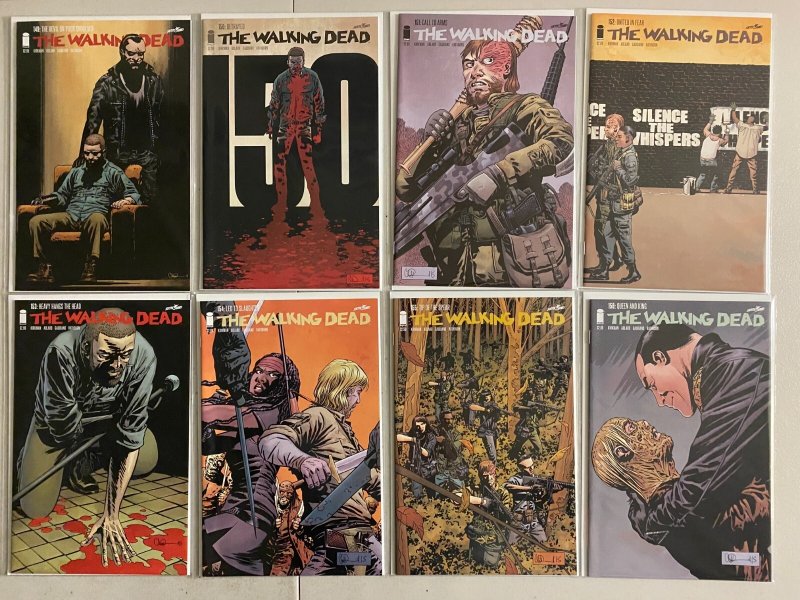 Walking Dead Image Comics lot #130-193 last issue 51 diff avg 8.0 (2014-19)