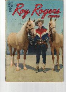 Roy Rogers Comics #5 (1948) VG Affordable-Grade Trigger Photo Cover key Wow!