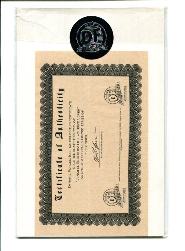 Jennifer Blood #2 - Jonathan Lau DF Exc Virgin Variant LTD 750 (9.2) 2011