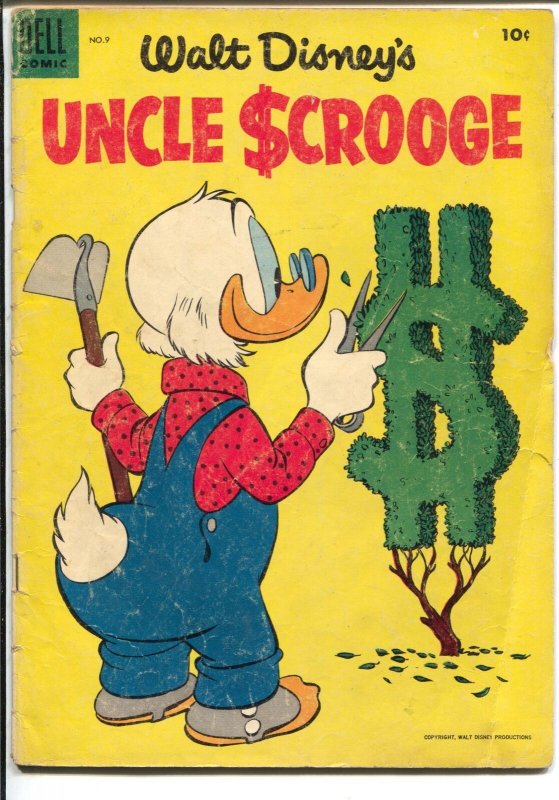 Uncle Scrooge #9 1955-Dell-Carl Barks art-G